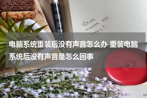 电脑系统重装后没有声音怎么办 重装电脑系统后没有声音是怎么回事