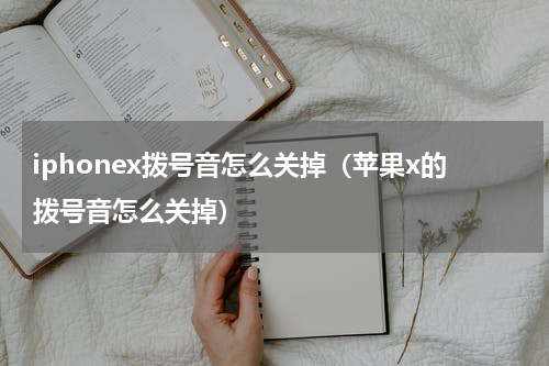 iphonex拨号音怎么关掉（苹果x的拨号音怎么关掉）