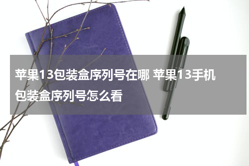 苹果13包装盒序列号在哪 苹果13手机包装盒序列号怎么看
