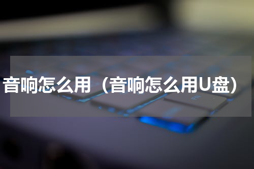 音响怎么用（音响怎么用U盘）