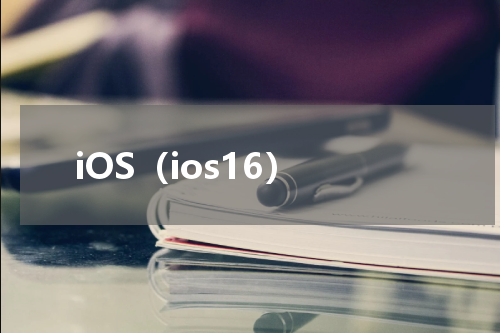 iOS（ios16）
