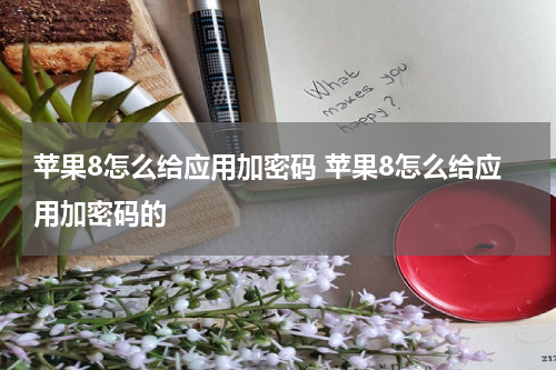 苹果8怎么给应用加密码 苹果8怎么给应用加密码的