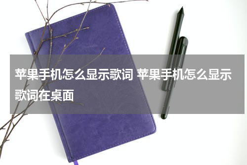 苹果手机怎么显示歌词 苹果手机怎么显示歌词在桌面