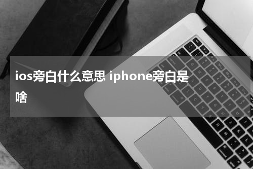 ios旁白什么意思 iphone旁白是啥