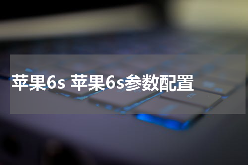 苹果6s 苹果6s参数配置
