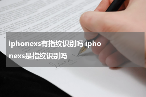 iphonexs有指纹识别吗 iphonexs是指纹识别吗