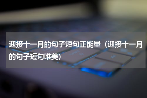 迎接十一月的句子短句正能量（迎接十一月的句子短句唯美）