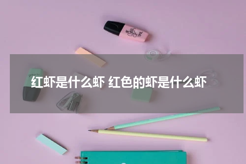 红虾是什么虾 红色的虾是什么虾