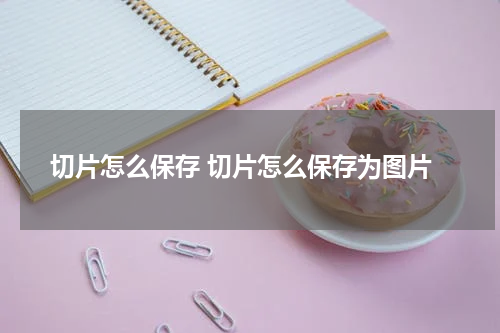 切片怎么保存 切片怎么保存为图片