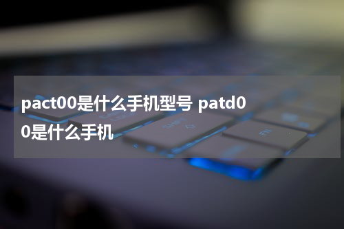 pact00是什么手机型号 patd00是什么手机