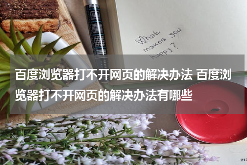 百度浏览器打不开网页的解决办法 百度浏览器打不开网页的解决办法有哪些