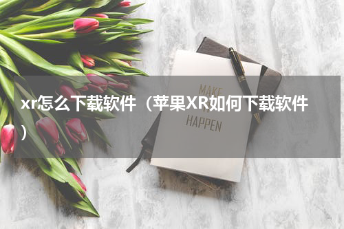 xr怎么下载软件（苹果XR如何下载软件）