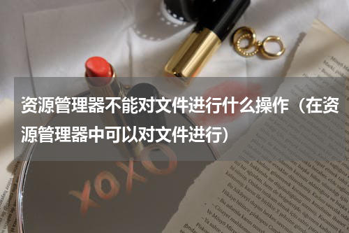 资源管理器不能对文件进行什么操作（在资源管理器中可以对文件进行）