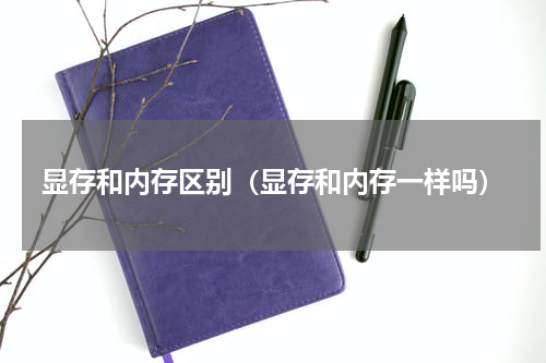 显存和内存区别（显存和内存一样吗）