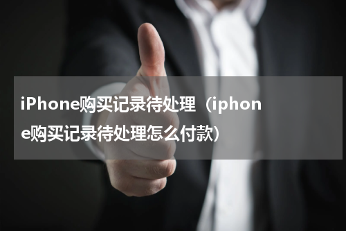 iPhone购买记录待处理（iphone购买记录待处理怎么付款）