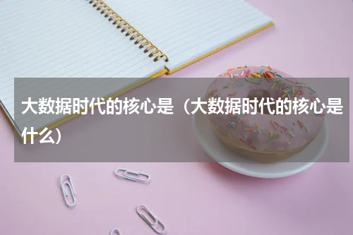 大数据时代的核心是（大数据时代的核心是什么）