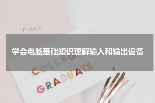 学会电脑基础知识理解输入和输出设备