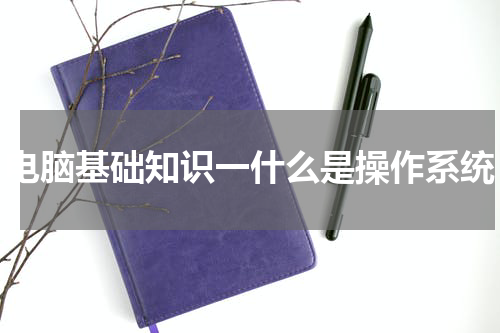 电脑基础知识一什么是操作系统