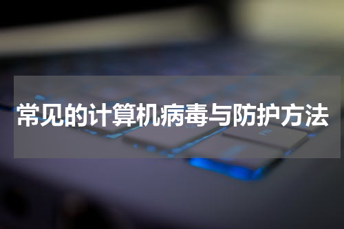 常见的计算机病毒与防护方法