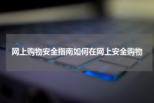 网上购物安全指南如何在网上安全购物