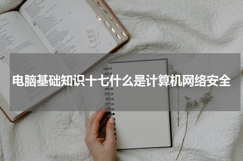 电脑基础知识十七什么是计算机网络安全
