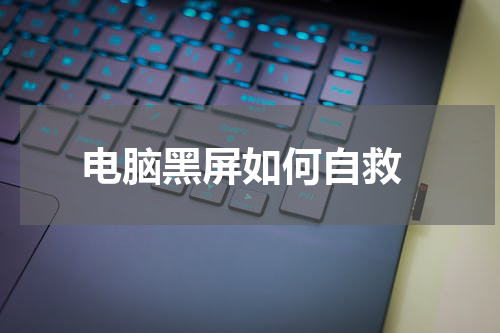  电脑黑屏如何自救