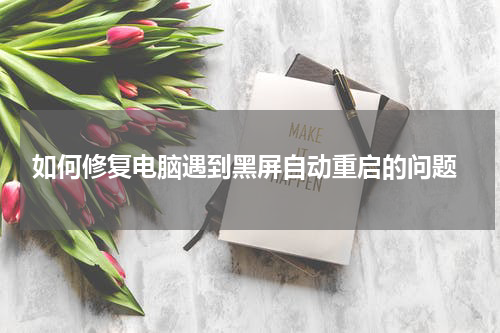  如何修复电脑遇到黑屏自动重启的问题
