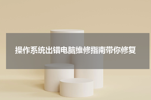 操作系统出错电脑维修指南带你修复