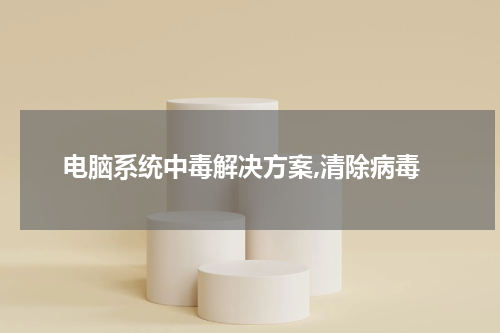 电脑系统中毒解决方案,清除病毒