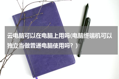 云电脑可以在电脑上用吗(电脑终端机可以独立当做普通电脑使用吗？)
