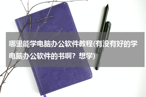 哪里能学电脑办公软件教程(有没有好的学电脑办公软件的书啊？想学)