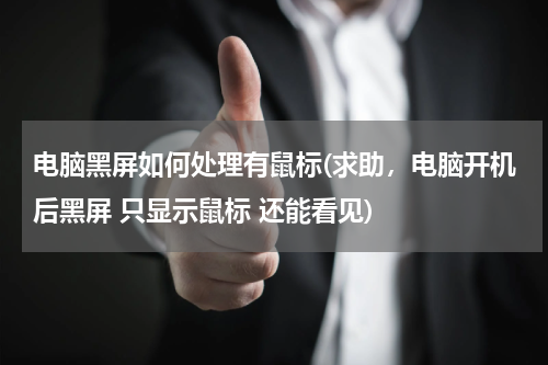 电脑黑屏如何处理有鼠标(求助，电脑开机后黑屏 只显示鼠标 还能看见)