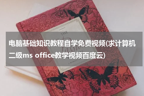 电脑基础知识教程自学免费视频(求计算机二级ms office教学视频百度云)