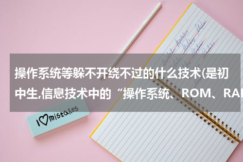 操作系统等躲不开绕不过的什么技术(是初中生,信息技术中的“操作系统、ROM、RAM、运算器、控制器,计算机的工作原理”等等根本理解不了。)