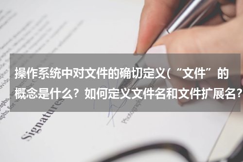 操作系统中对文件的确切定义(“文件”的概念是什么？如何定义文件名和文件扩展名？)