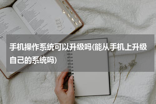 手机操作系统可以升级吗(能从手机上升级自己的系统吗)