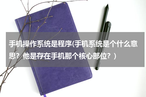 手机操作系统是程序(手机系统是个什么意思？他是存在手机那个核心部位？)