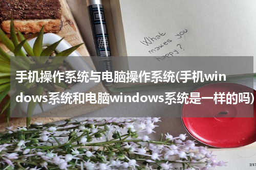 手机操作系统与电脑操作系统(手机windows系统和电脑windows系统是一样的吗)