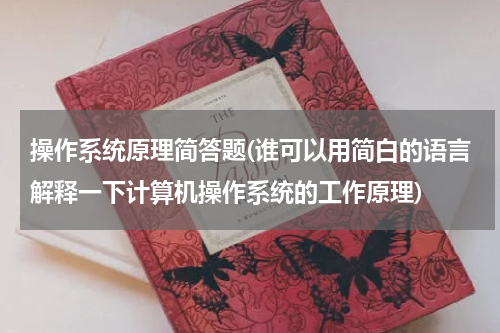 操作系统原理简答题(谁可以用简白的语言解释一下计算机操作系统的工作原理)
