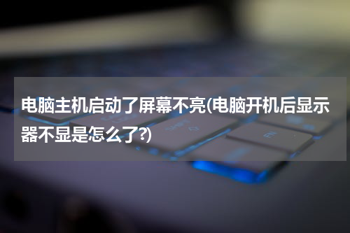 电脑主机启动了屏幕不亮(电脑开机后显示器不显是怎么了?)
