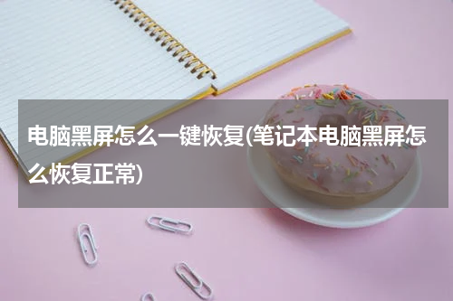 电脑黑屏怎么一键恢复(笔记本电脑黑屏怎么恢复正常)