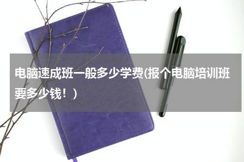 电脑速成班一般多少学费(报个电脑培训班要多少钱！)