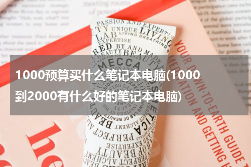 1000预算买什么笔记本电脑(1000到2000有什么好的笔记本电脑)