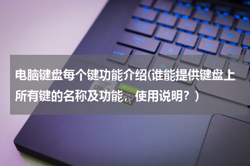 电脑键盘每个键功能介绍(谁能提供键盘上所有键的名称及功能，使用说明？)